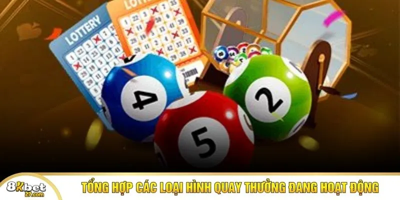 Tổng hợp các loại hình quay thưởng đang hoạt động